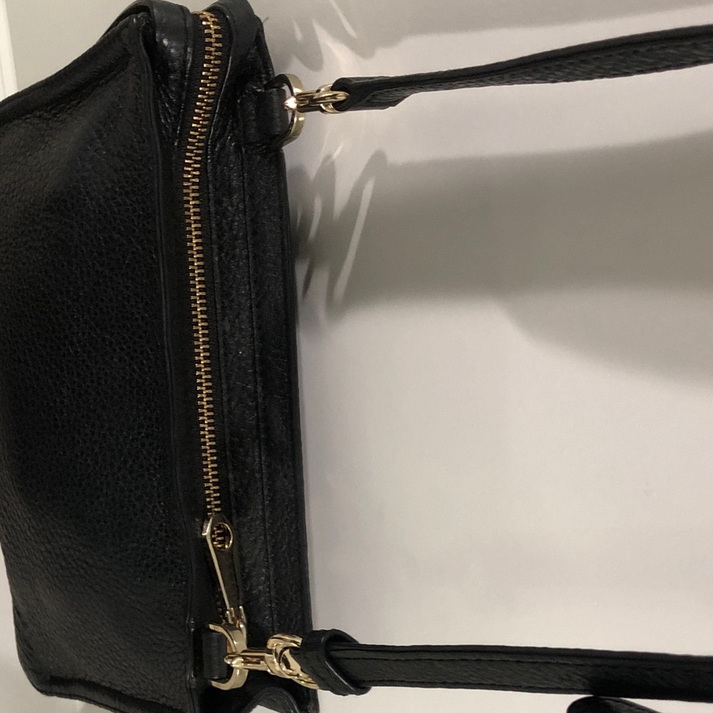 Rebecca Minkoff “Reagan” Black Leather Crossbody Purse Bag EUC - Picture 4 of 16